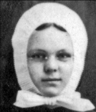 Portrait of a young postulant.