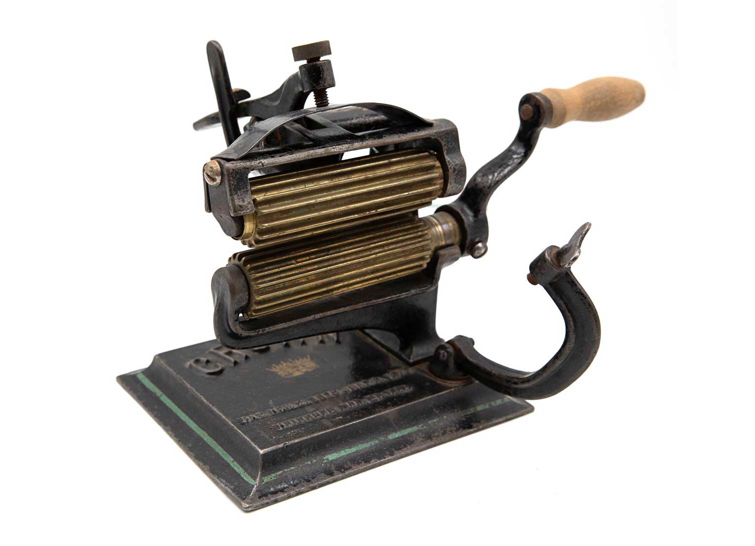 Small metal machine.